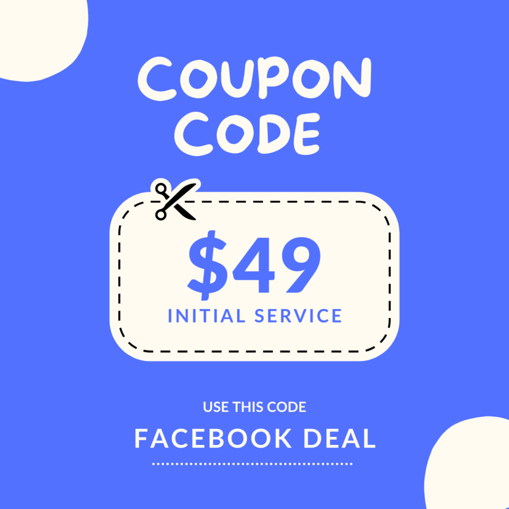 Orange Playful Coupon Code Discount Instagram Post EcoFusion Pest Control pest control
